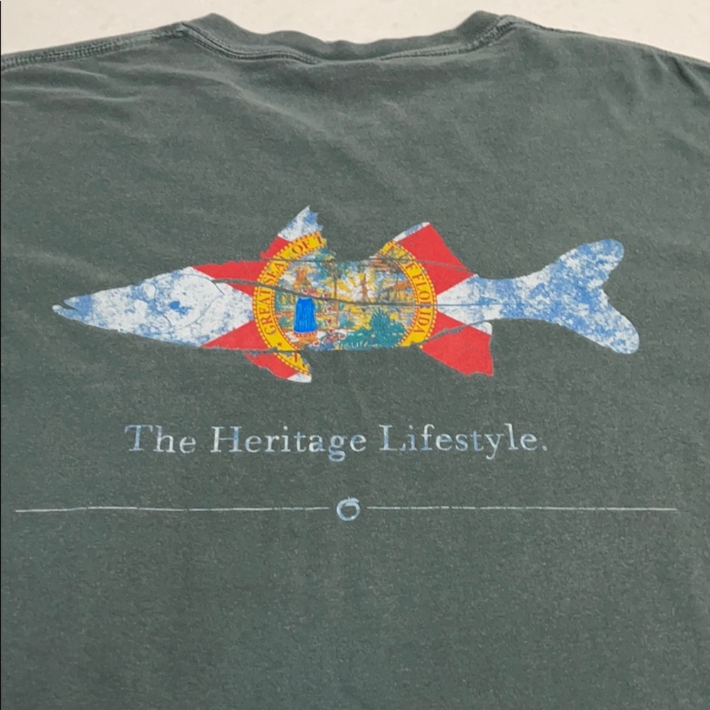 Florida Heritage Tee Short Sleeve XXL Green EUC